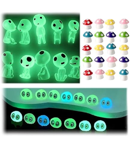 Lot De 60 Mini Figurines Fantômes En Résine – Accessoires De Jardin Féérique, Décoration Miniature Pour Terrasse Extérieure, Pelouse, Cour, Aquariums, Plantes En Pot Et Kit D'aménagement Paysager à