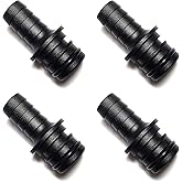 Detoria 20381-002 Quad Port Fittings for Quad Water System Pump (1/2" Hose Barb - Straight)