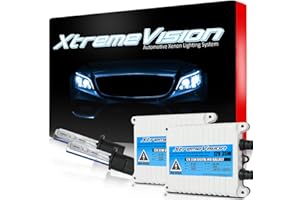 XtremeVision H1 5K 35W AC Xenon Bundle - 35W Xenon Headlight Bulb with Slim AC Ballast - 5000K Bright White - 1 Pair
