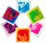 Art3d Fancy Floor Tile 12x12 Liquid Color Blue Anti Slip Kids Room view 5