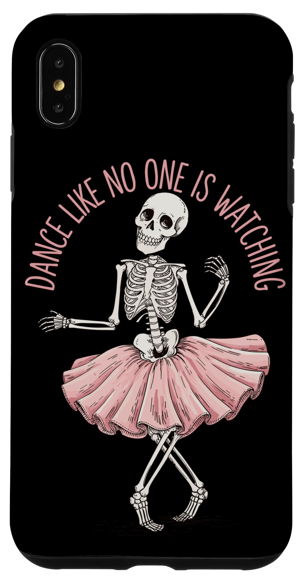 iPhone XS Max Funny Ballet Dancing Skeleton | Skeleton in Tutu Case