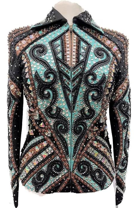 Pleasure Show Shirt Western Showmanship Shirt - Stretchy Lycra Show ...