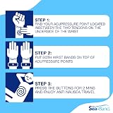 Sea-Band Travel & Motion Sickness Nausea Relief Acupressure Wristband Adult view 7