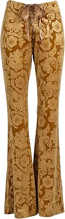 mustard bell bottom pants