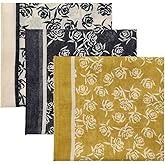 Pemilosci Cotton Like Bandana in Bulk, Head Scarf, Headband, Head wrap, Hair Neck Scarf for Women 22 x 22 inch