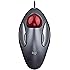 Logitech Trackman Marble Trackball Mouse – Wired USB Ergonomic Mouse for Computers, with 4 Programmable Buttons, Dark Gray