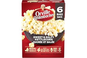 Orville Redenbacher's Microwave Popcorn - Sweet & Salty Kettlecorn (492g (6 x 82g), 6 Count)