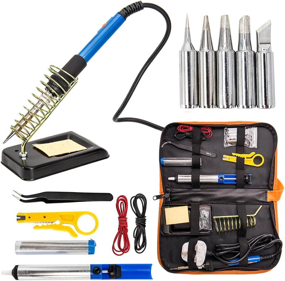 Soldering Iron Kit Electronics Welding Irons Tool 60W Adjustable