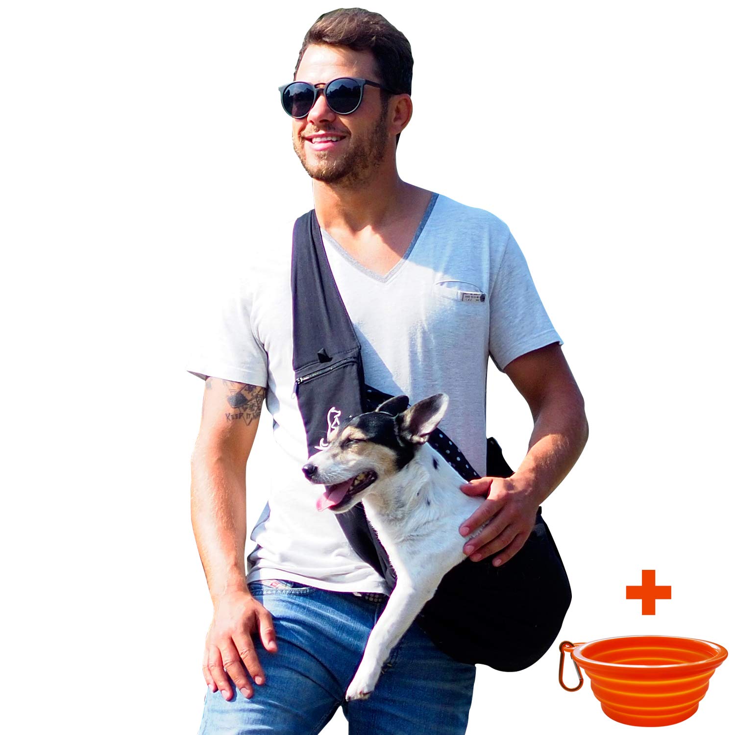 Dog Sling for Small Dogs and Puppy Pet Front Pack Carrier Travel