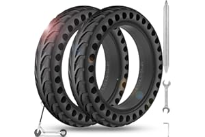 BANGTING Solid Tire Compatible with Xiaomi M365 / Gotrax GXL V2, 8.5 inches Solid Tires Explosion Proof Tire for Xiaomi Mijia M365 and GOTRAX GXL V2 Electric Scooter (2 PCS)