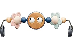 BabyBjörn Toy for Bouncer, Googly Eyes Pastels
