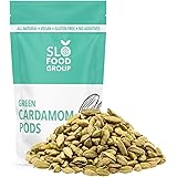 Slofoodgroup Green Cardamom Pods -Natural Cardamom Spice - 2 Oz.