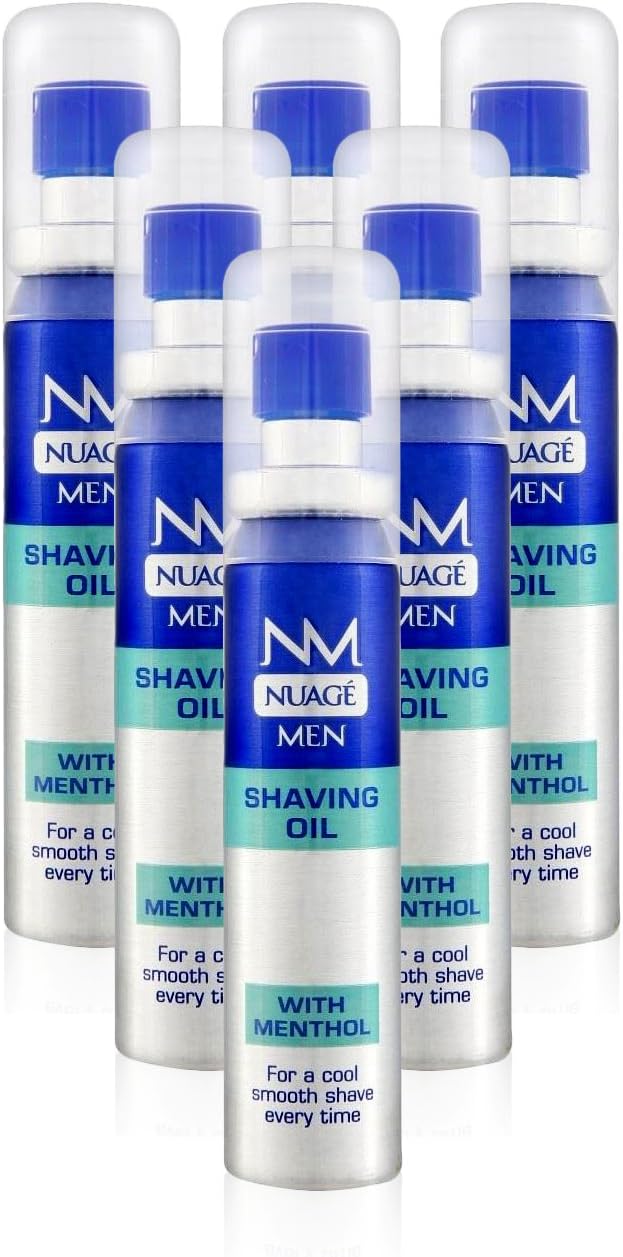 NUAGE Nuage MEN Shaving Oil Menthol Pre Shave 20ml Pump 6 Pack