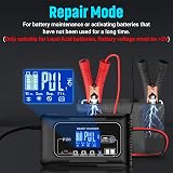 HTRC 20A Car Battery Charger 12V/24V LCD Desulfator Maintainer LiFePO4 Lead-Acid view 4