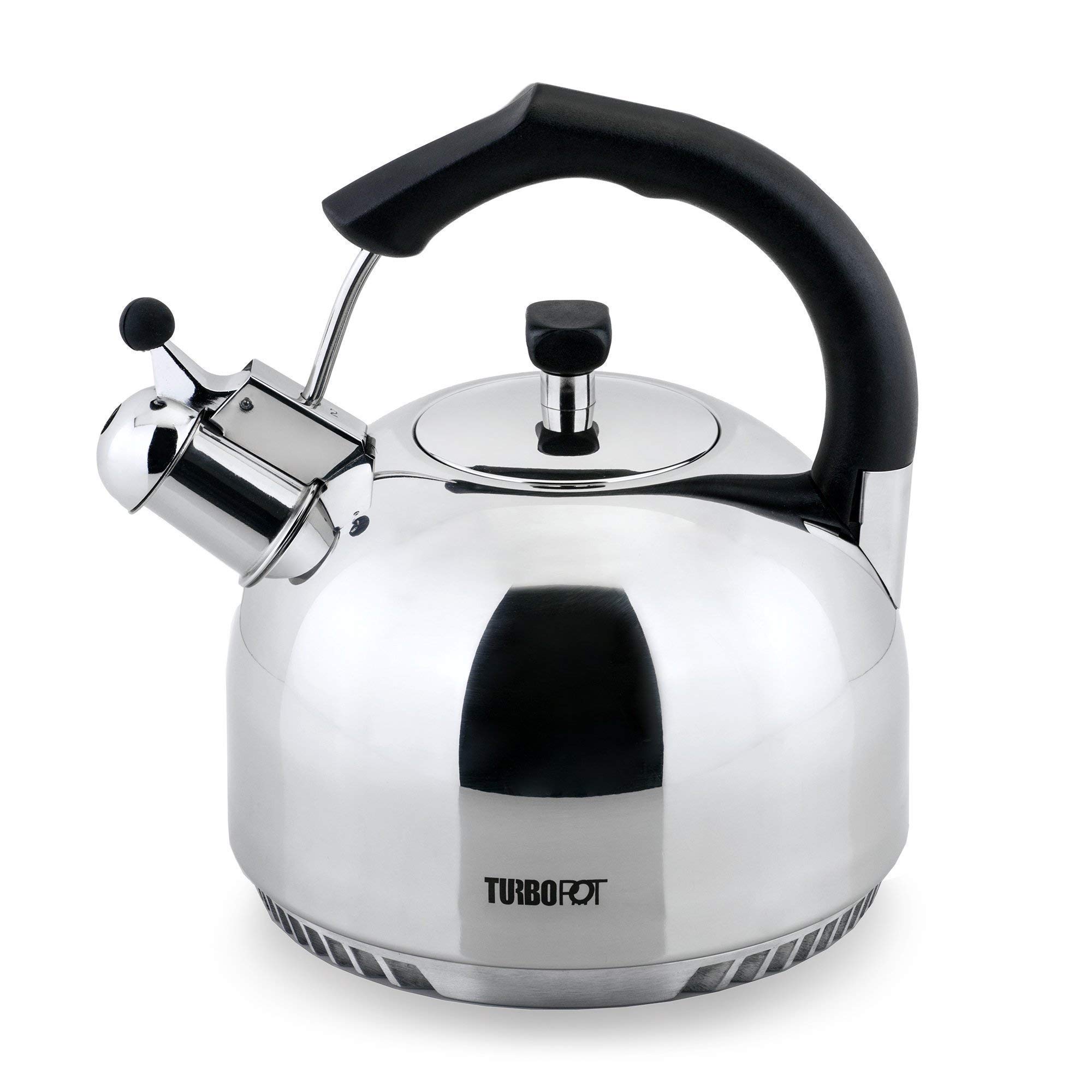 FreshAir Tea Kettle Stainless Steel 2.5 Qt Energy Efficient Cookware