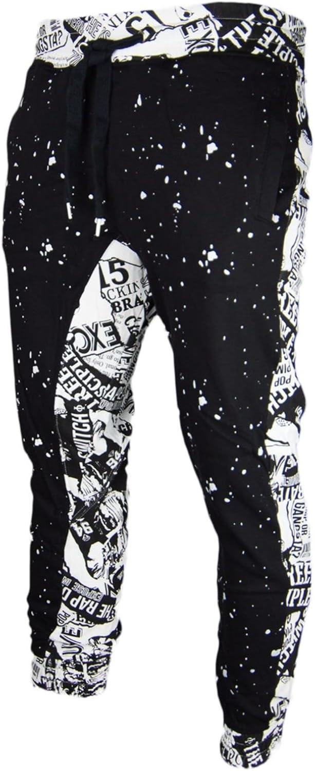 paint splatter joggers