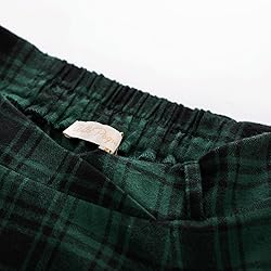 Belle Poque Mini Plaid Skirt for Women Green