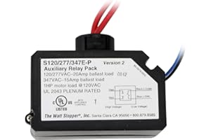 WATT STOPPER Wattstopper S120/277/347E-P Auxiliary Relay Pack