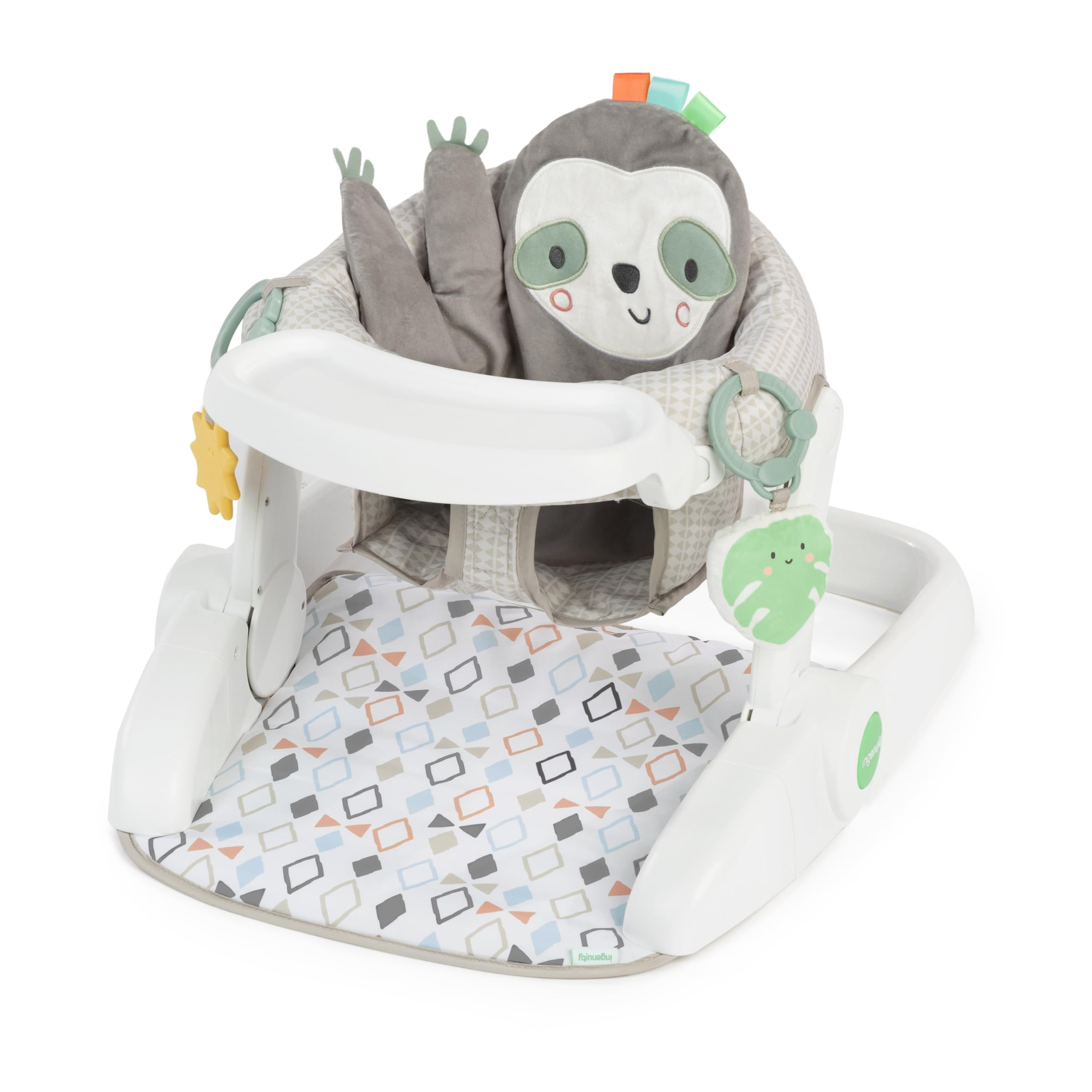 Photo 1 of Ingenuity Prop Spot Learn-to-Sit Floor Seat for Baby, Removable Tray, 2 Linkable Toys, Tummy Time Mat, Unisex, for Ages 4-12 Months - Loni