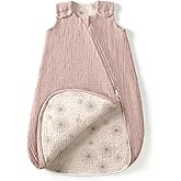 lulumoon Sleep Sack Muslin for Baby: Cotton Wearable Blanket for 3-9 Months - Soft Lightweight Ideal for Nursery Lounge Nighttime Naptime 6-12 Months