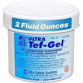 Ultra Tef-Gel Anti-Corrosion &amp; Grease for Stainless Steel Protection, Sailboat Rigging Hardware Protection, Saltwater Lubricant, Corrosion Eliminator Original Anti-Seize Lubricant, 2 oz Tub