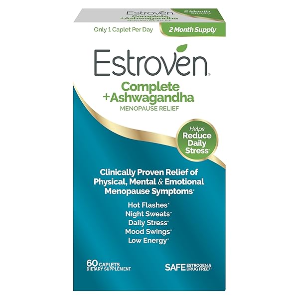 ESTROVEN COMPLETE + ASHWAGANDHA MULTI-SYMPTOM MENOPAUSE SUPPLEMENT FOR...