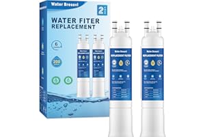 Water Bressvi FPPWFU01 Water Filter Replacement Compatible with Frigidaire FPPWFU01, Electrolux FPPWFU01, PureAdvantage, PWF-1 FPPWFU01 PurePour Water Filter (2-PCS)