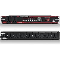 FULODE 10 Outlet Power conditioner -8 Independent Switch Rack power, Power conditioner rack mount Audio power conditioner Reg