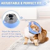 Supet Cat Cone Collar Soft Recovery Collar for Pets Small Dogs Blue S view 5