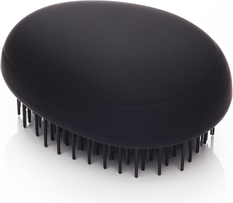 Kent Pebble Travel Hairbrush Matt Black - Compact Hair Care Tool
