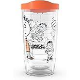 Tervis Peanuts - Pals Collection Made in USA Double Walled Insulated Tumbler Travel Cup Keeps Drinks Cold & Hot, 16oz, Franklin the Cool