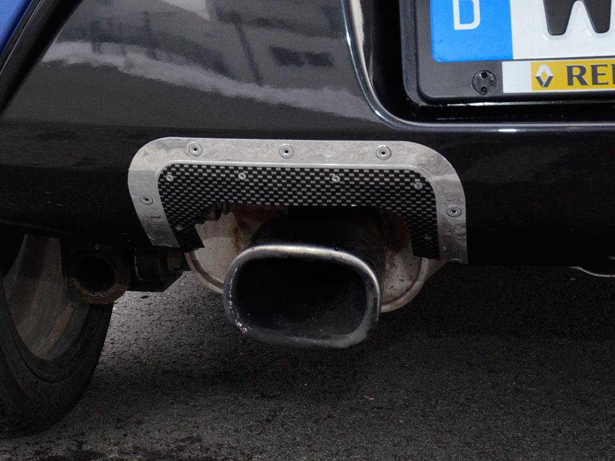 Carbon Fiber effect Exhaust Heat Shield Sticker Amazon.co.uk Car