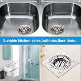 Tomario Stainless Steel Kitchen Sink Strainer Plug Set of 2 7.5 cm Dia view 7