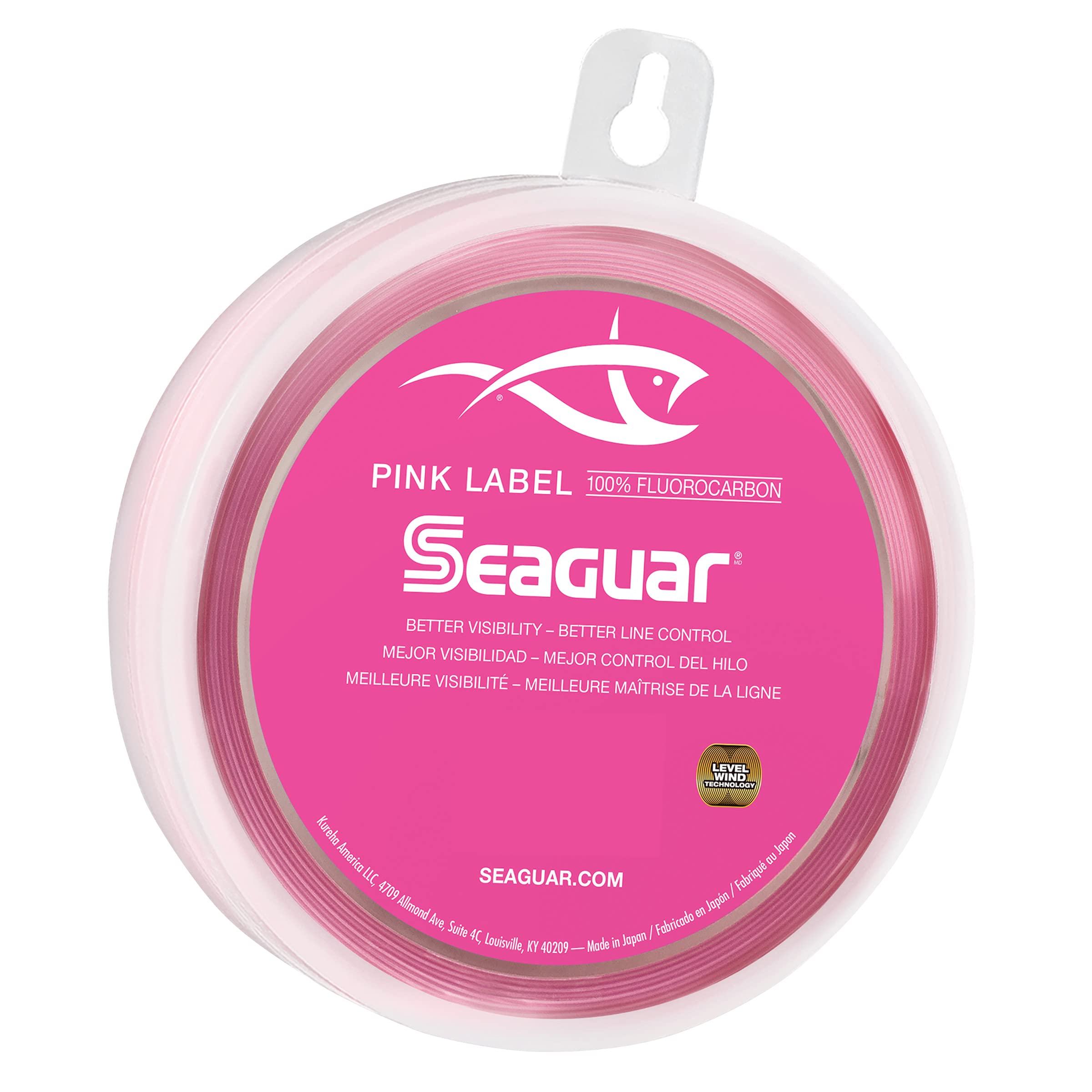 Seaguar Pink Label 100% Fluorocarbon Fishing Line 80lbs, 25yds Break Strength/Length - 80PL25