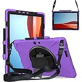 ZenRich Surface Pro X Case with Pencil Holder, Stand, Hand Strap and Shoulder Belt for Surface 13 inch Tablet zenrich Heavy D