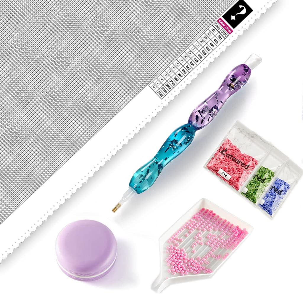 Mystery Diamond Painting Kit for Adults, Unknown Picture CATEARED 5D