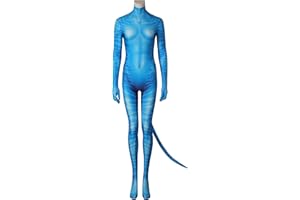 Wandamaga Jake Sully and Nettini Costume 3D Style Bodysuit For Adult Men or Women