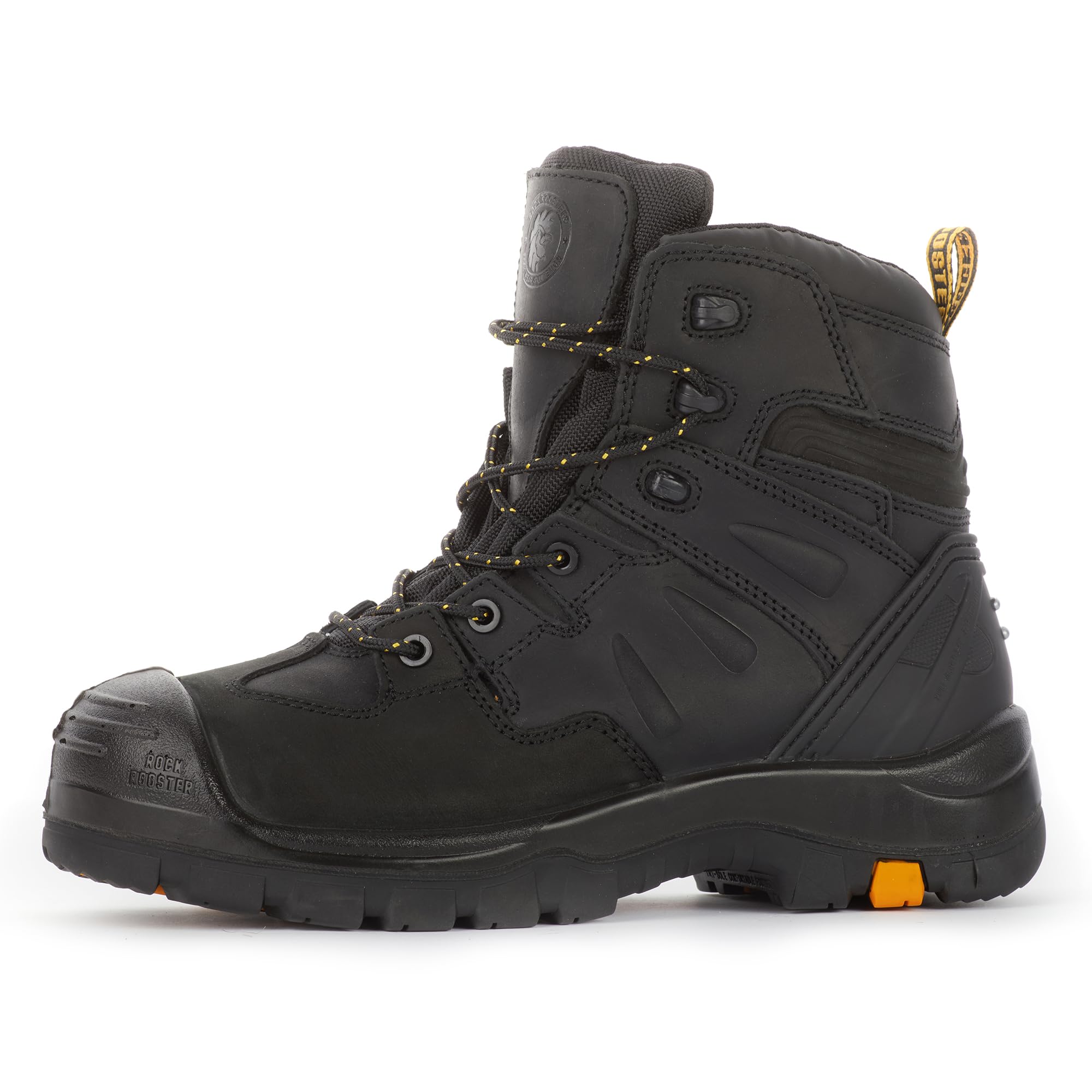 ROCKROOSTER Botas de trabajo industriales y de construcción Woodland de 6 con punta compuesta para hombre EH AK609-12
