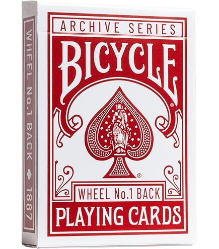 Amazon.com: Bicycle Archive Series Old Fan Back 1885 Playing Cards