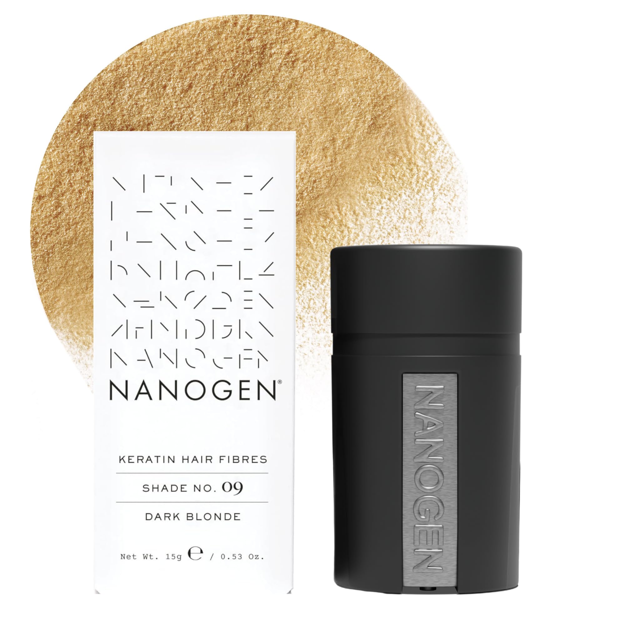 Nanogen Hair Fibres, Dark Blonde 15 g