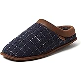 Dearfoams mens Breathable Memory Foam Asher Clog House Shoe