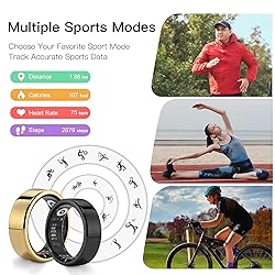 AMOVAN Smart Ring, Health Tracker for Monitor