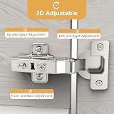 Furniware 2 Pcs Soft Close Cabinet Hinge 110° 35mm Concealed Kitchen Hinge view 4