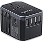EPICKA Universal Travel Adapter One International Wall Charger AC Plug Adaptor with 5.6A Smart Power and and 3.0A USB…