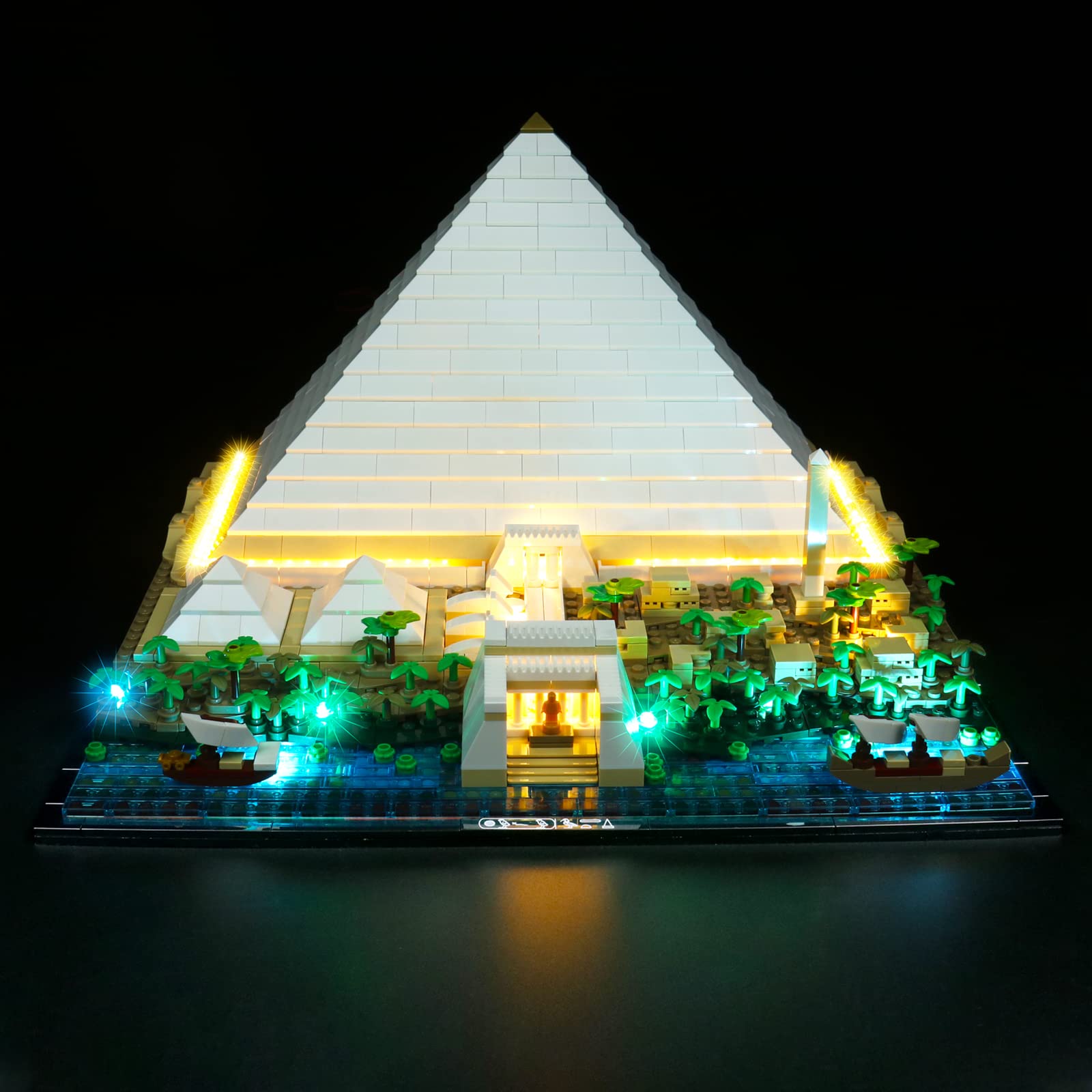 LED Light Set for Lego Cheops Pyramid (Lights Only), LED Lighting Set for 21058 Architecture Great Pyramid of Giza Home and Office Decoration - Standard Version — image 1