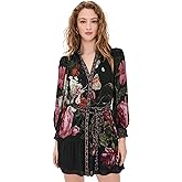 alice + olivia Women's Antonette Long Sleeve Button Front Mini Dress