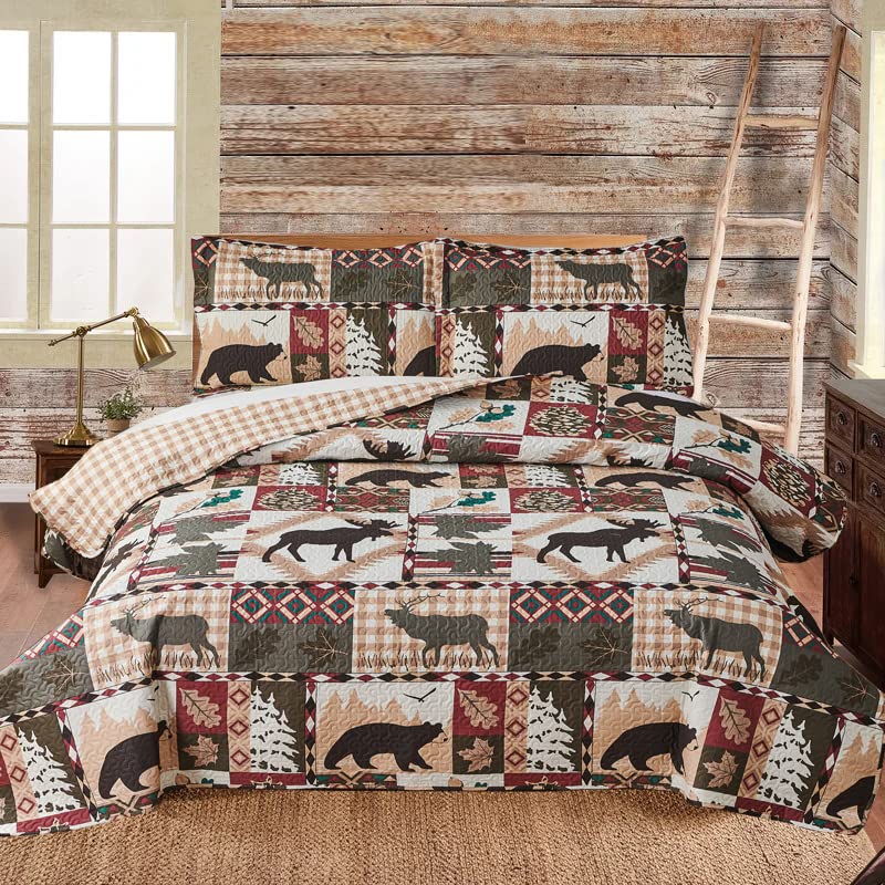 Greenland Home 3-delige Southwest Quilt Set, Full/Queen