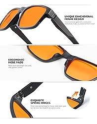 ANYLUV Blue Light Blocking Glasses for Men, Square