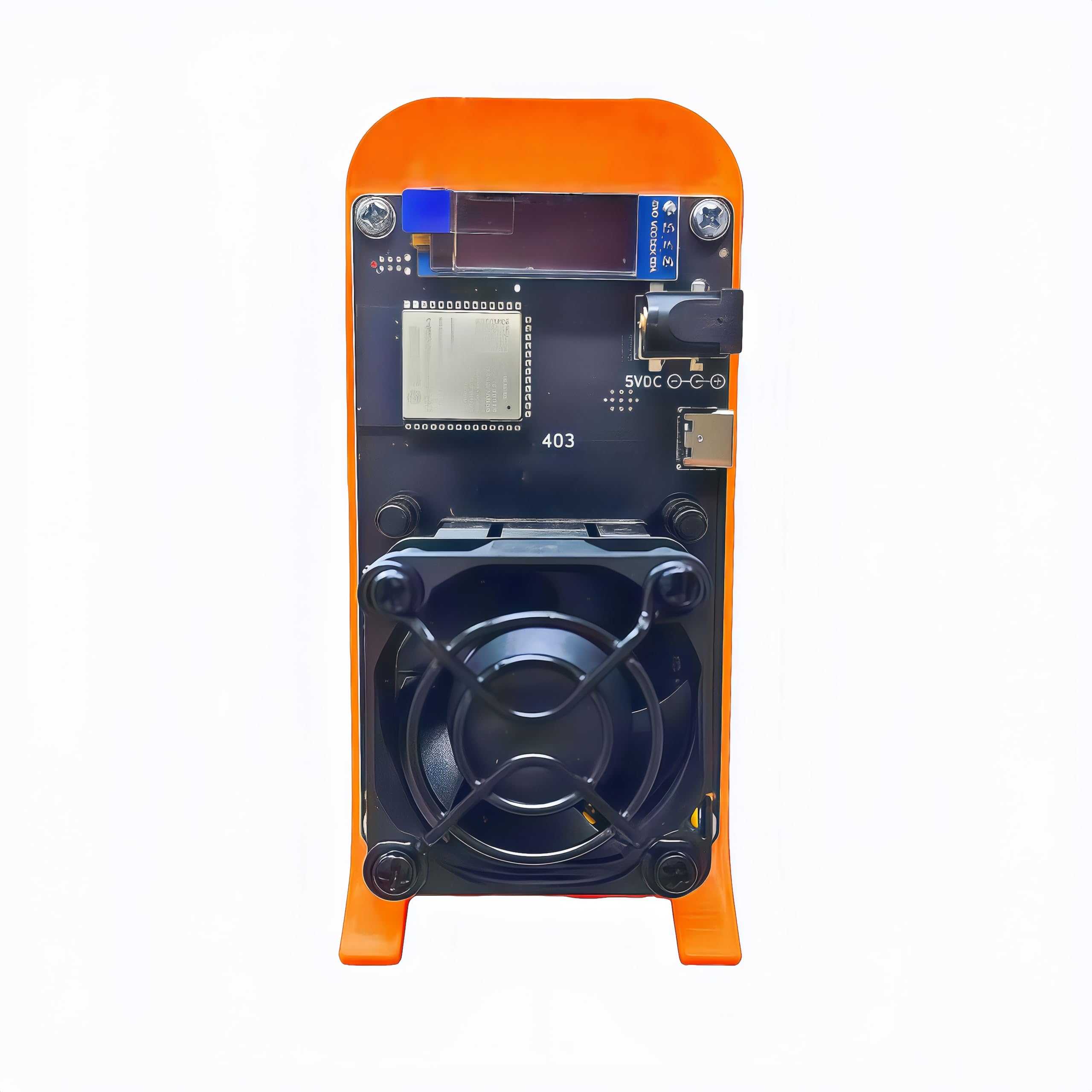 Bitaxes Gamma 403 Bitcoins Miner BM1366 Asic Chip 500GH/s Solo Miner 2.4G WiFi/Hotspot Crypto Miner Uso doméstico BTC Miner Bajo ruido Incluye fuente de alimentación