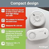 Fireangel Smoke and CO Alarm 2-Pack SB1-R FA3313 Toast Proof Optical Set view 6